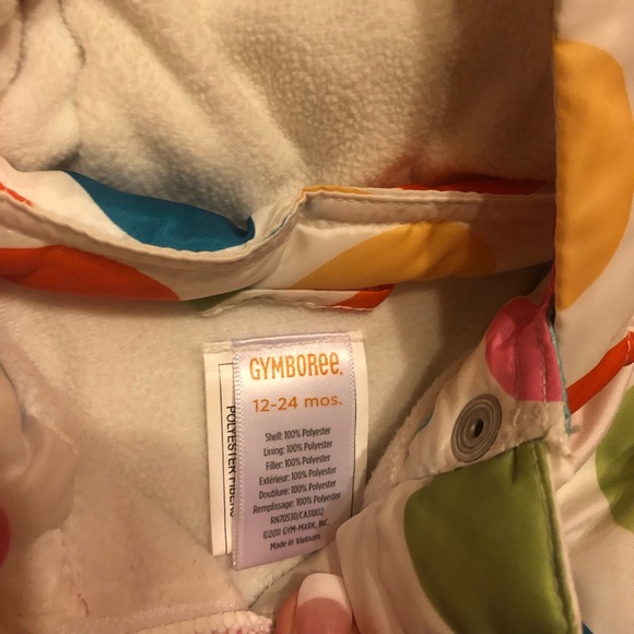 Gymboree polka dots coat NWOT 12/24 months - Picture 2 of 3